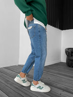 Distressed Boyfriend Jean