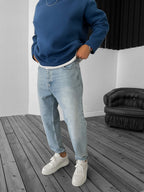 Light Blue Distressed Boyfriend KE-202/278/398/02/605