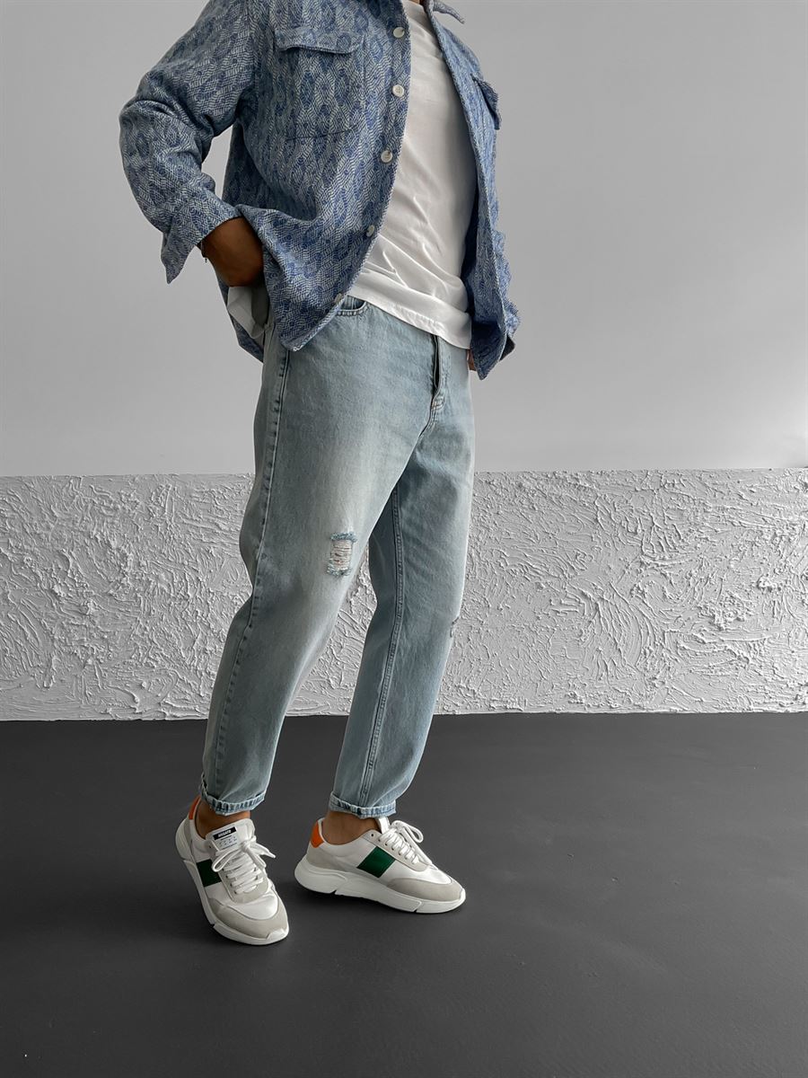 Light Blue Ripped Boyfriend KE-277/09/747/165/373