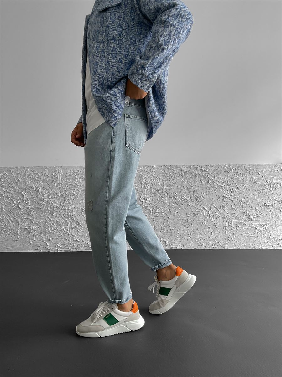Light Blue Ripped Boyfriend KE-277/09/747/165/373