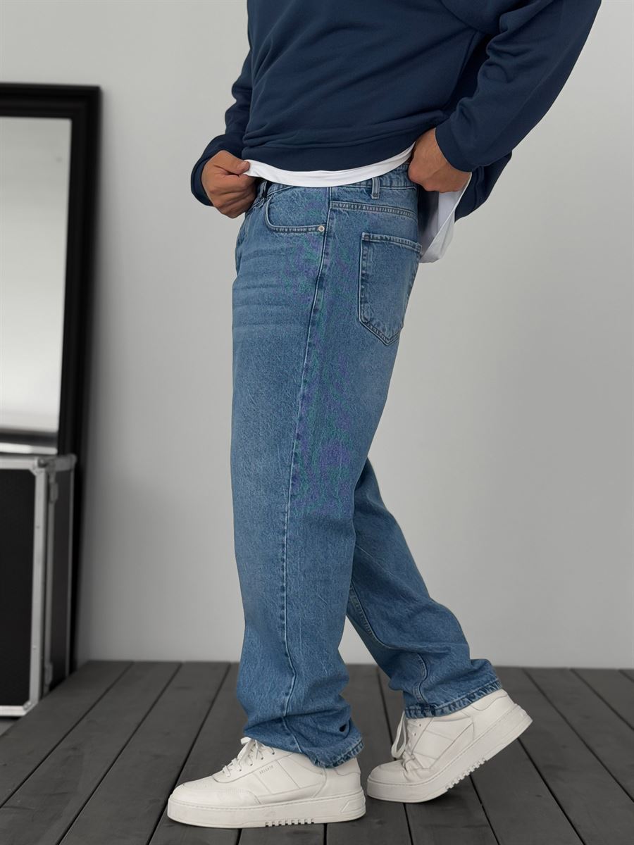 Washed Baggy Jean
