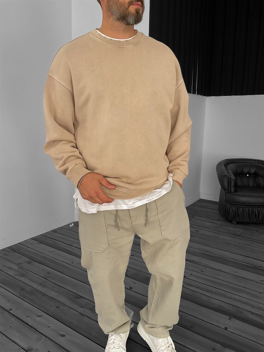 Distressed Detail Sweatshirt