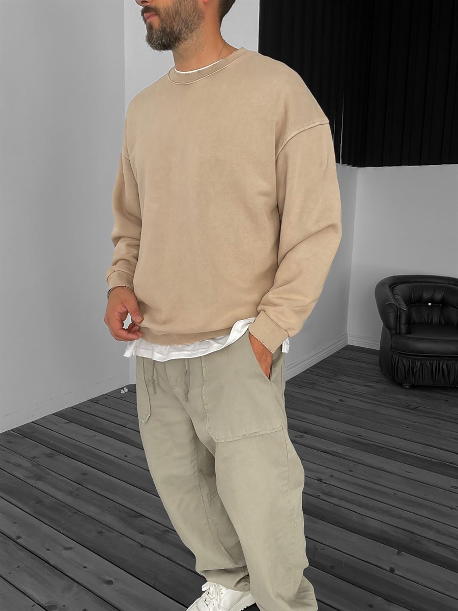 Distressed Detail Sweatshirt