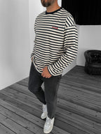 PM Striped Sweatshirt