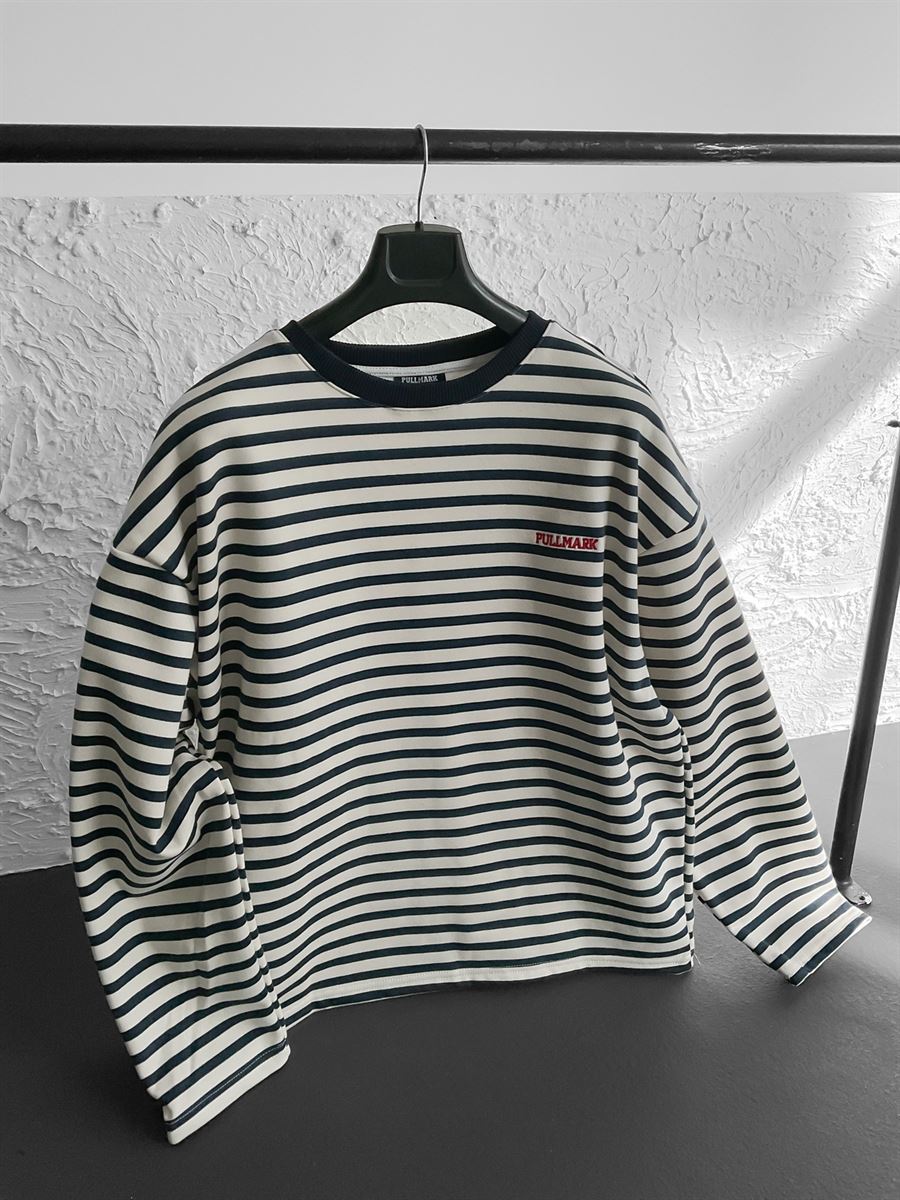 PM Striped Sweatshirt