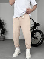 Sash Belt Elasticated Sweatpants
