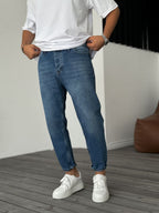 Effected Washed Boyfriend Jean