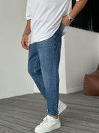 Effected Washed Boyfriend Jean