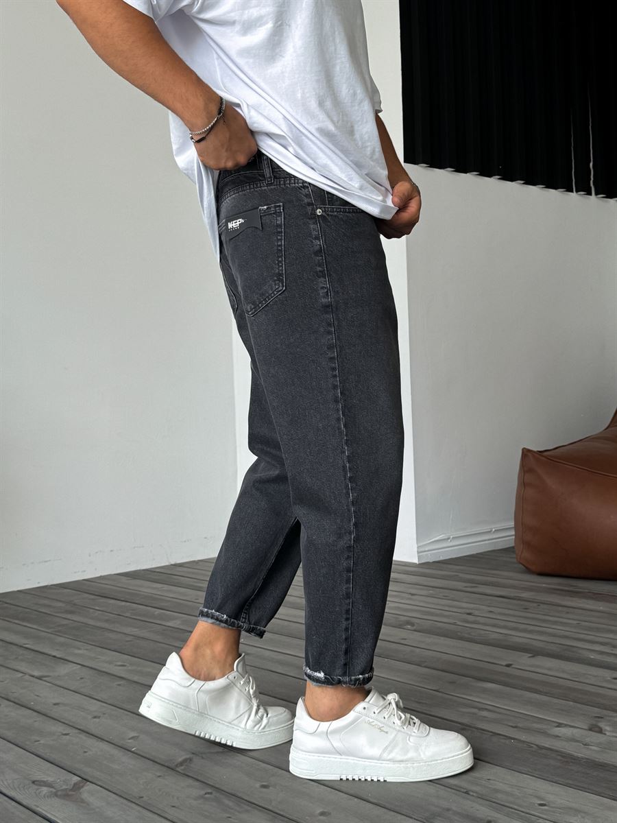 Effected Washed Boyfriend Jean