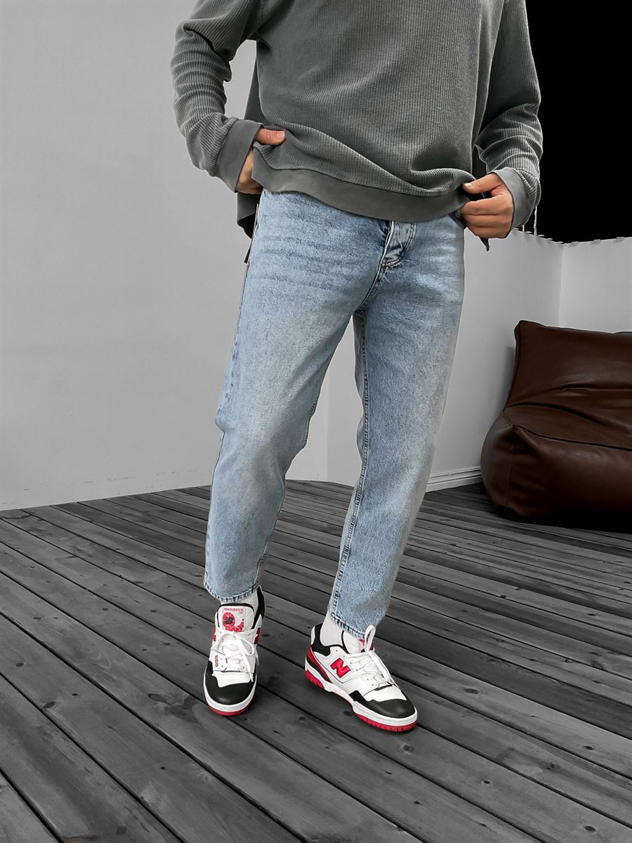 Effected Washed Boyfriend Jean