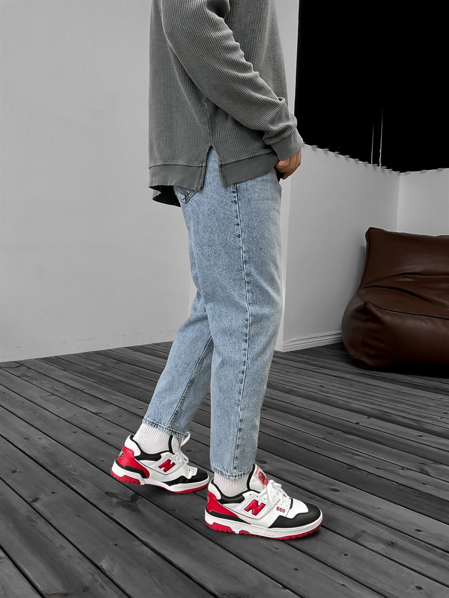 Effected Washed Boyfriend Jean