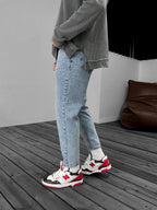 Effected Washed Boyfriend Jean