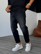 Distressed Detail Boyfriend Jean