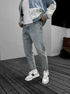 Distressed Detail Boyfriend Jean