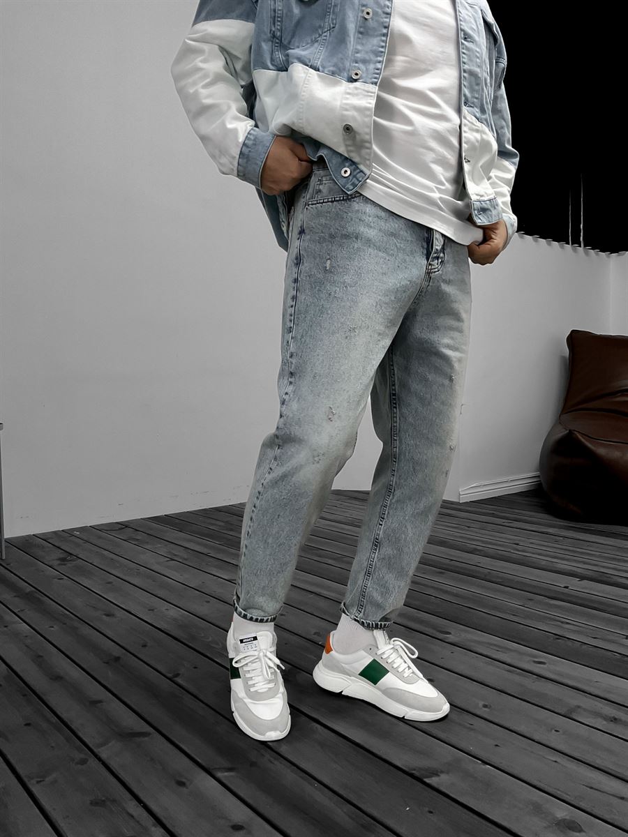 Distressed Detail Boyfriend Jean