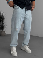 Distressed Baggy Jean