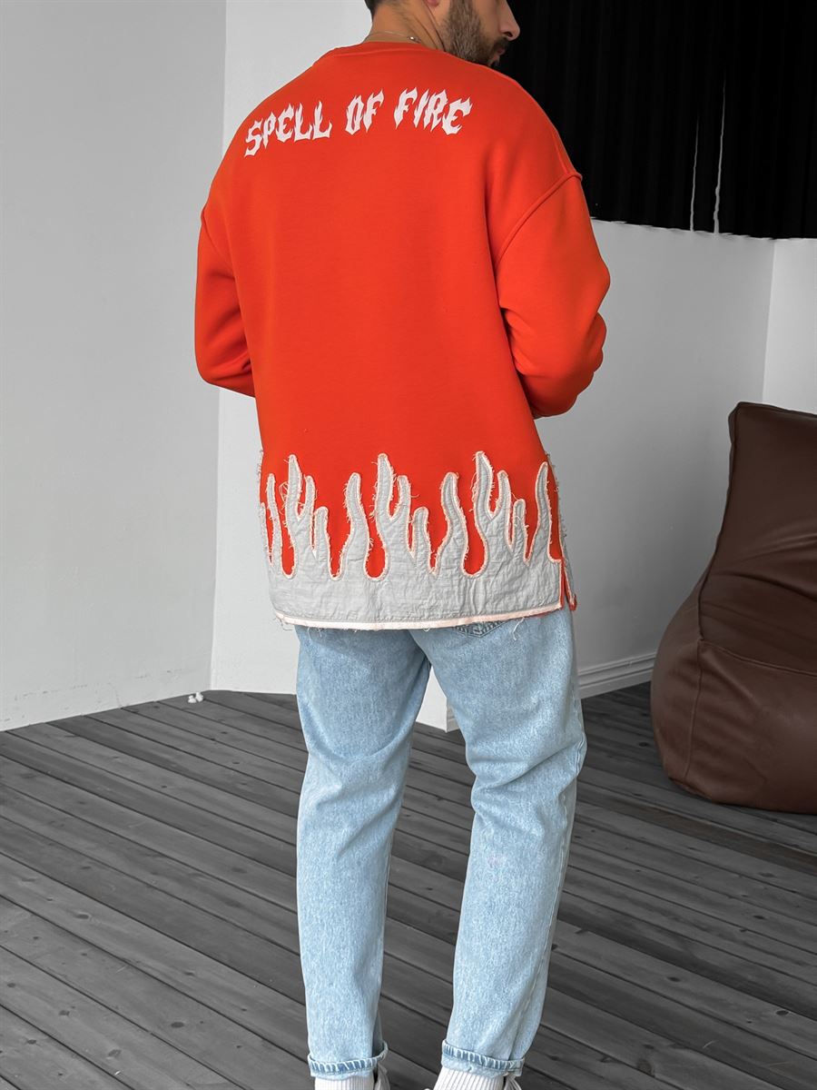 Alert Printed Sweatshirt