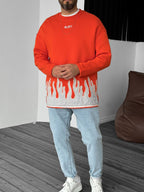 Alert Printed Sweatshirt