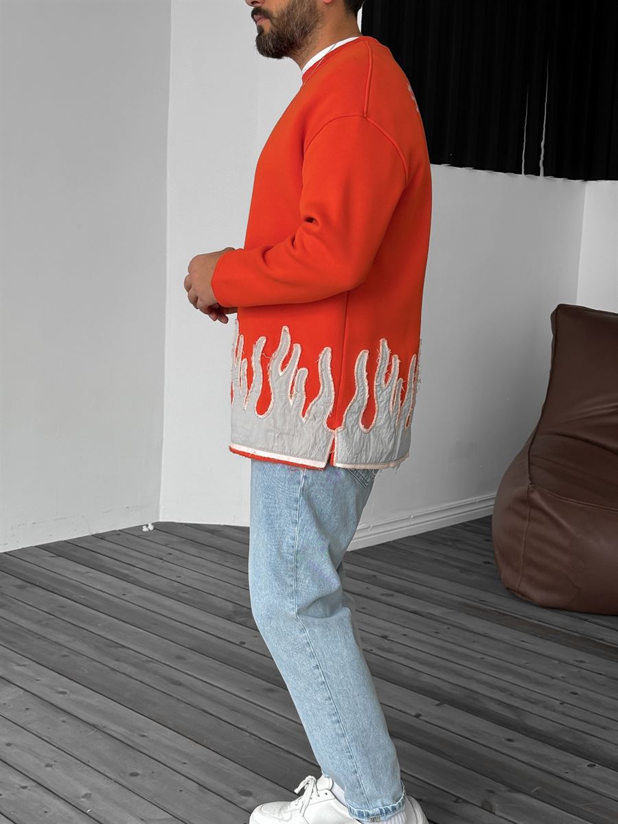 Alert Printed Sweatshirt