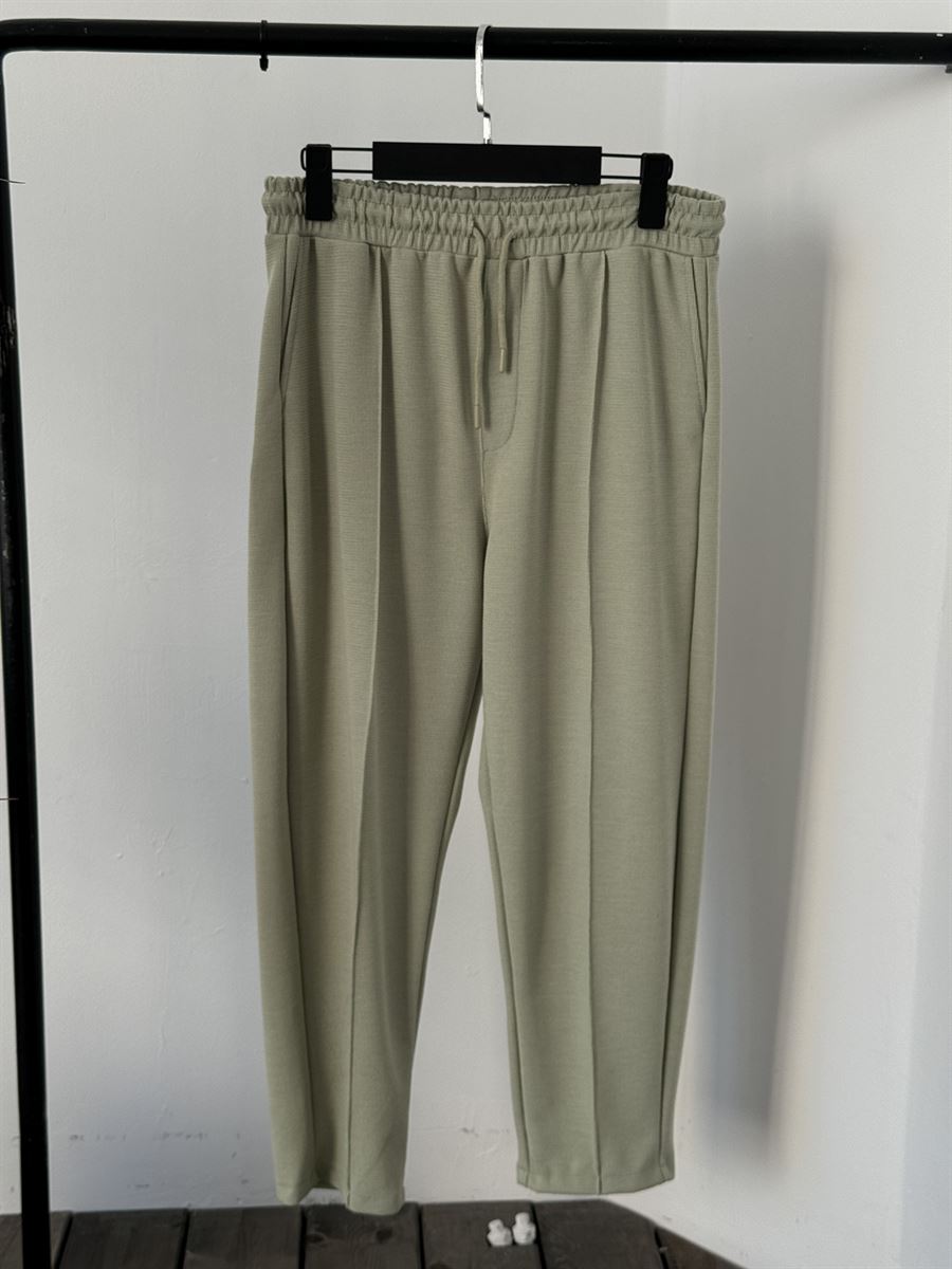 Stitched Waffle Fabric Pants