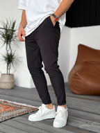 Slim Fit Parachute Tiered Pants