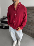 Burgundy Basic Shirt G-5138