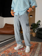 Cargo Pocket Baggy Jean