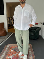 Muslin Fabric Long Sleeve Shirt