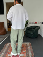 Muslin Fabric Long Sleeve Shirt