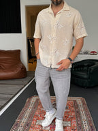 Palm Embroidered Shirt