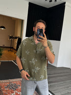 Palm Embroidered Shirt