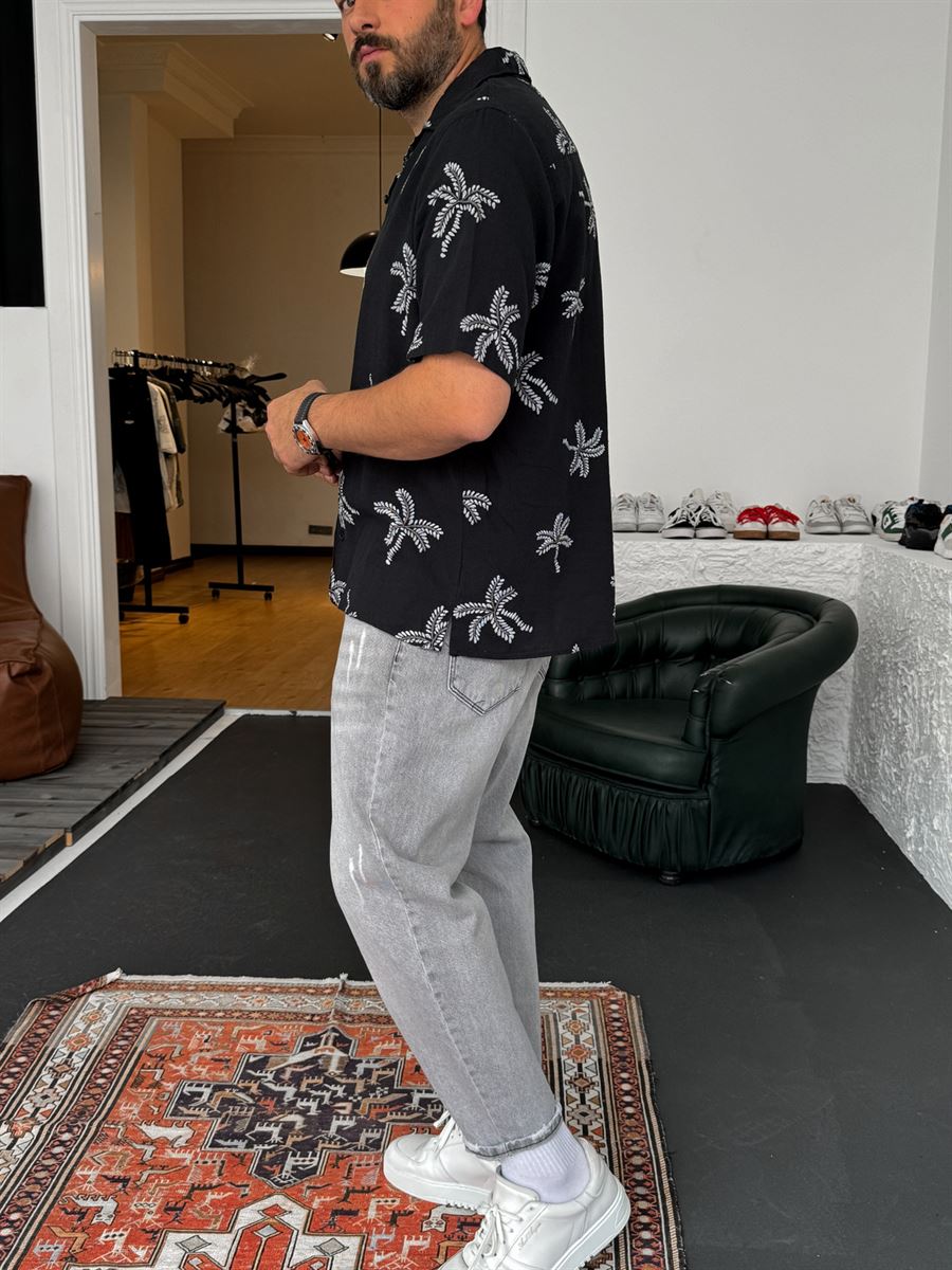 Palm Embroidered Shirt