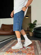 Cargo Pocket Denim Shorts