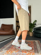 Oversize Denim Shorts