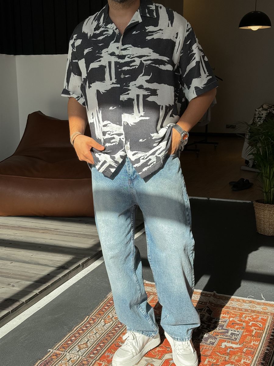 Mixed Patterned Shirt