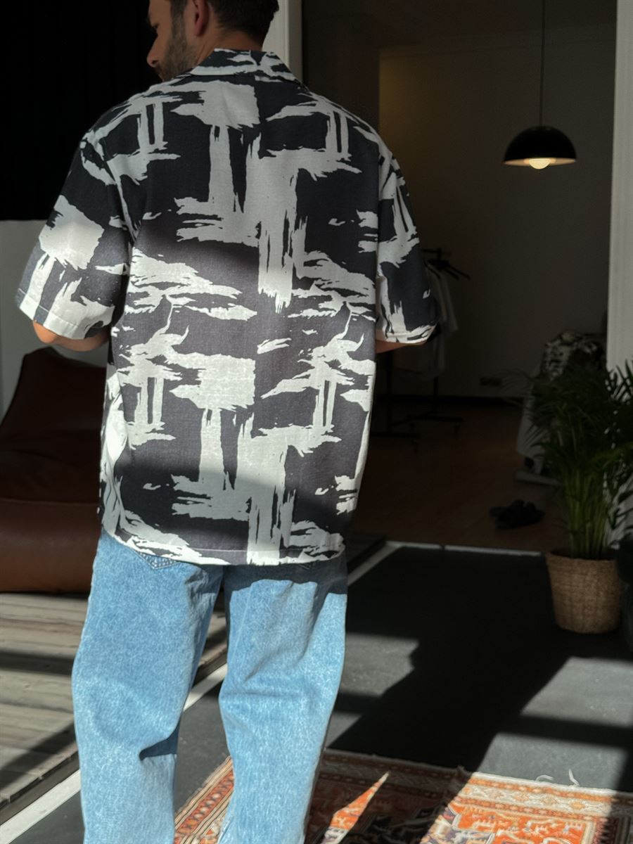 Mixed Patterned Shirt