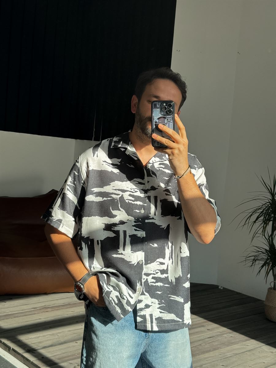 Mixed Patterned Shirt