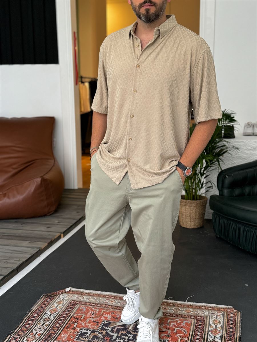 Diamond Patterned Shirt