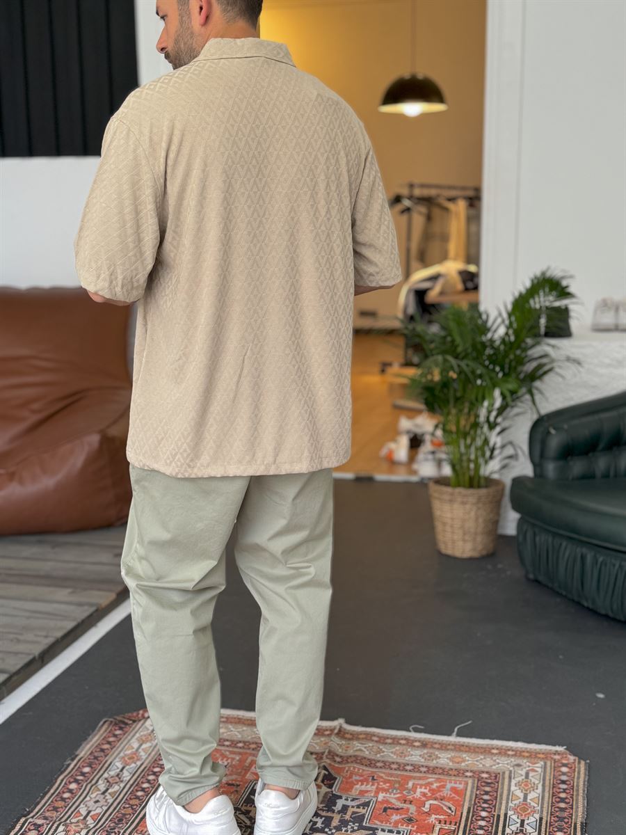 Diamond Patterned Shirt