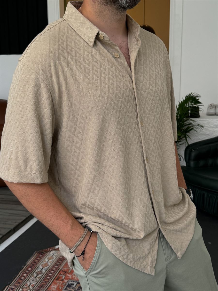 Diamond Patterned Shirt