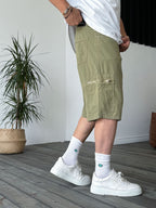 Zipped Pocket Cargo Shorts