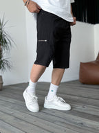 Zipped Pocket Cargo Shorts