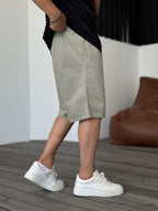Basic Gabardine Shorts