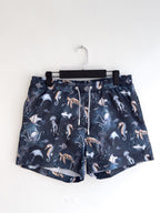 Seahorse Patterned Swim Shorts