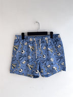 Diver Patterned Swim Shorts