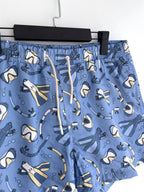 Diver Patterned Swim Shorts