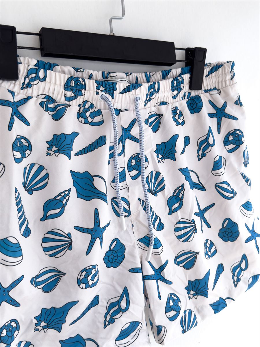 Starfish Patterned Swim Shorts