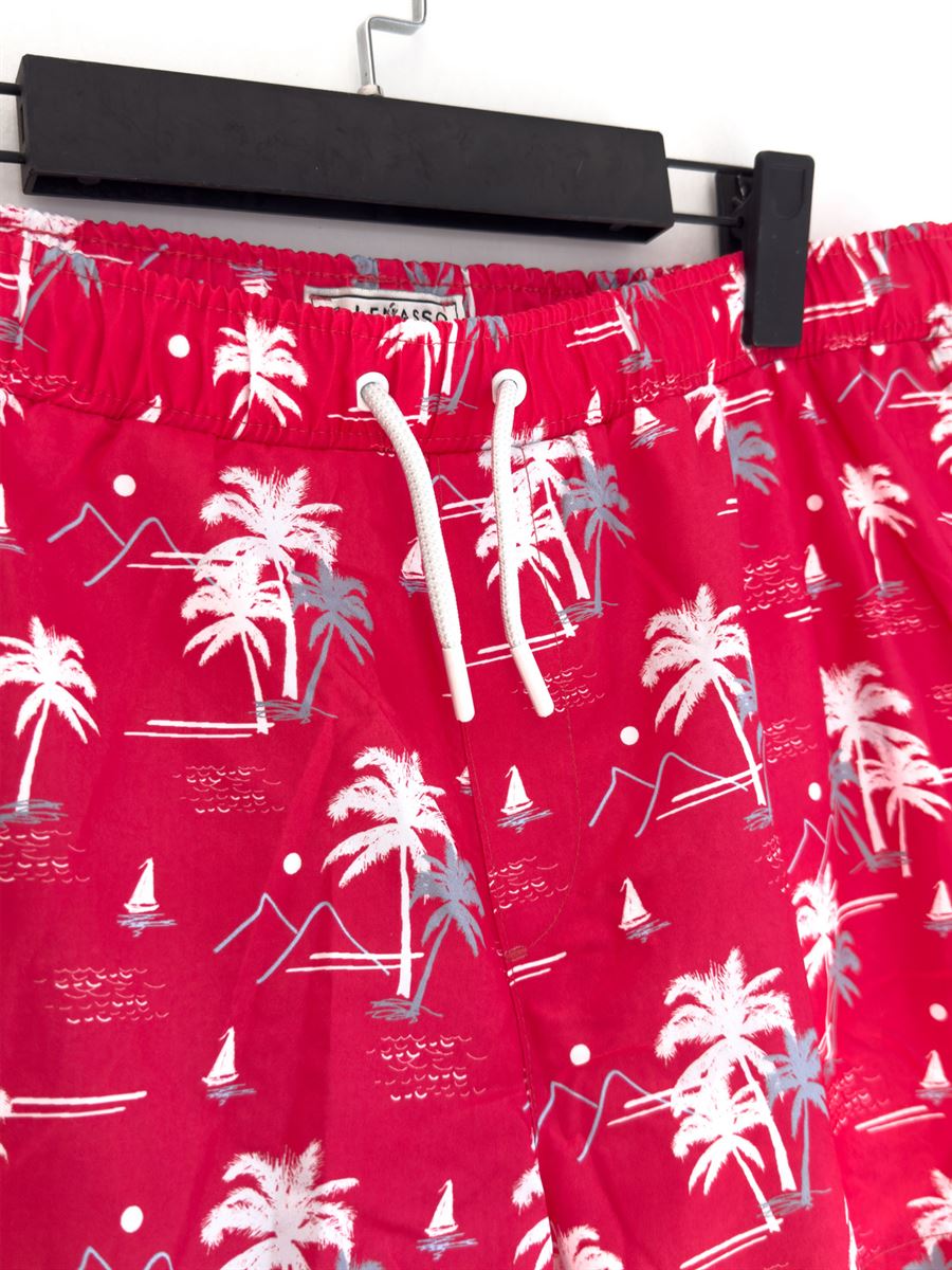 Palm Patterned Swim Shorts
