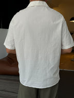 Knit Embroidered Short Sleeve Shirt