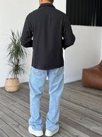 Buttoned Pocket Long Sleeve Shirt